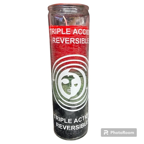 Triple action reversible 7 days candle/ vela triple accion reversible 7 dias - Picture 1 of 3